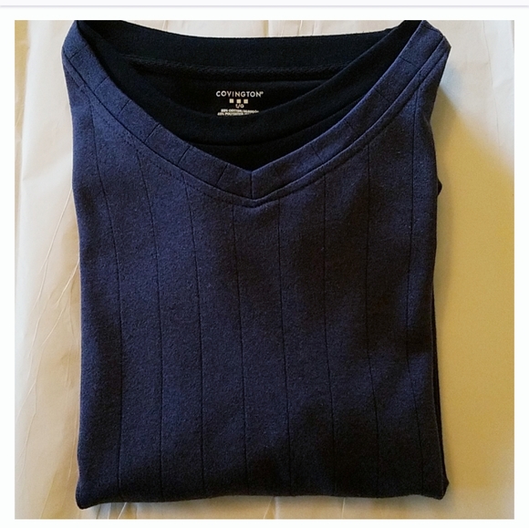 Covington Long Sleeves Ribbed Shirt Size L - Picture 12 of 12